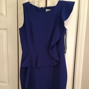 Calvin Klein royal blue dress